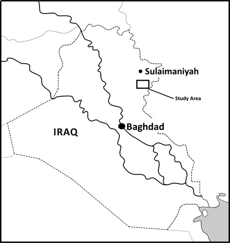 Figure 1. Location of the study area.