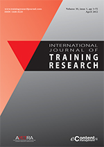 Cover image for International Journal of Training Research, Volume 10, Issue 1, 2012