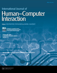 Cover image for International Journal of Human–Computer Interaction, Volume 39, Issue 11, 2023