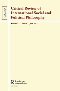 Cover image for Critical Review of International Social and Political Philosophy, Volume 25, Issue 4, 2022