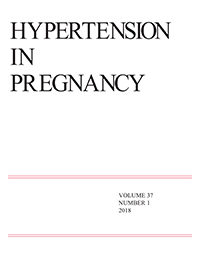 Cover image for Hypertension in Pregnancy, Volume 37, Issue 1, 2018