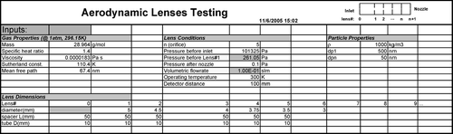 FIG. 8 Example of the input data for the Test Module (Lens system e described in CitationLiu et al. 1995b).