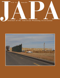 Cover image for Journal of the American Planning Association, Volume 82, Issue 3, 2016
