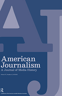 Cover image for American Journalism, Volume 37, Issue 4, 2020