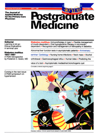 Cover image for Postgraduate Medicine, Volume 81, Issue 6, 1987