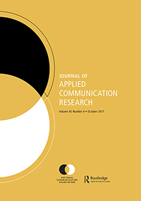 Cover image for Journal of Applied Communication Research, Volume 45, Issue 4, 2017