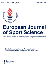 Cover image for European Journal of Sport Science, Volume 22, Issue 5, 2022