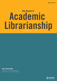Cover image for New Review of Academic Librarianship, Volume 24, Issue 3-4, 2018
