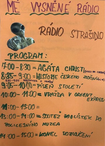 Figure 2. A poster for Radio Ghost.
