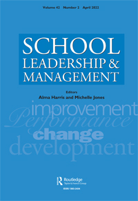 Cover image for School Leadership & Management, Volume 42, Issue 2, 2022