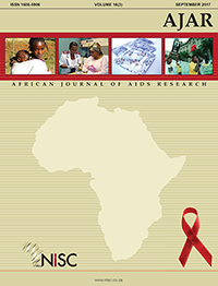 Cover image for African Journal of AIDS Research, Volume 16, Issue 3, 2017