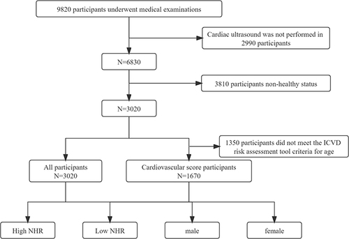 Figure 1 Flow chart of this cross-sectional study.