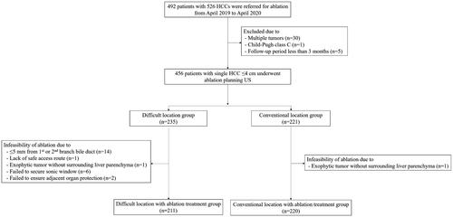 Figure 1. Flow diagram of the included patients.