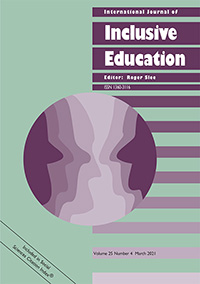 Cover image for International Journal of Inclusive Education, Volume 25, Issue 4, 2021