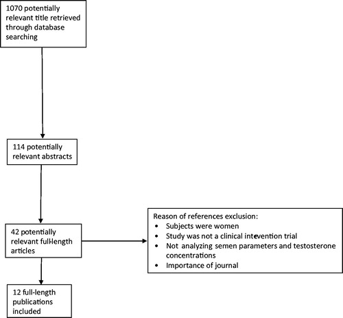 Figure 1. Flow diagram of the literature process.