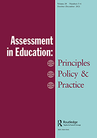 Cover image for Assessment in Education: Principles, Policy & Practice, Volume 28, Issue 5-6, 2021