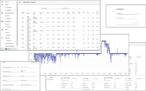 Figure 13. Screenshots of web interfaces.