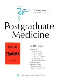 Cover image for Postgraduate Medicine, Volume 39, Issue 1, 1966