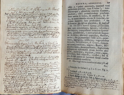 FIGURE 4 Herman Boerhaave, Institutiones Medicae in Usus Annuæ Exercitationis Domesticos (Leiden: Johannes van der Linden, 1720), annotated copy at Utrecht University Library special collections, call number MAG: O OCT 1664.