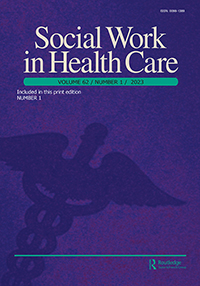 Cover image for Social Work in Health Care, Volume 62, Issue 1, 2023