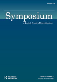 Cover image for Symposium: A Quarterly Journal in Modern Literatures, Volume 76, Issue 4, 2022