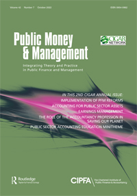 Cover image for Public Money & Management, Volume 42, Issue 7, 2022