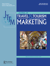 Cover image for Journal of Travel & Tourism Marketing, Volume 34, Issue 5, 2017