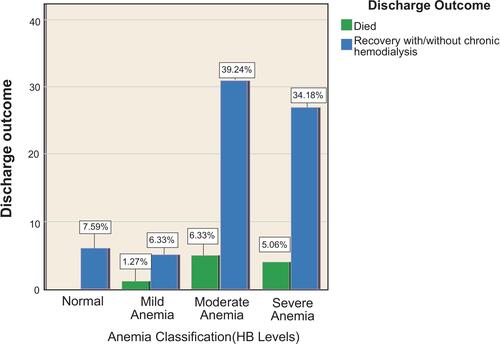 Figure 2 Classification of anemia according to WHO anemia classification.