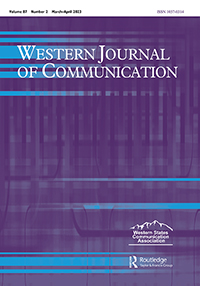Cover image for Western Journal of Communication, Volume 87, Issue 2, 2023