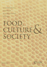 Cover image for Food, Culture & Society, Volume 21, Issue 2, 2018