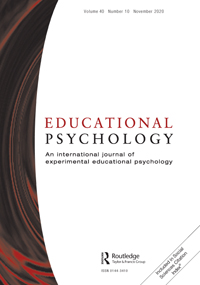 Cover image for Educational Psychology, Volume 40, Issue 10, 2020