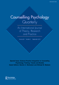 Cover image for Counselling Psychology Quarterly, Volume 28, Issue 3, 2015