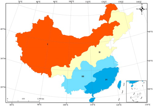 Figure 3. Spatial partition schemes of rainfall erosivity. Source: Author