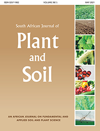 Cover image for South African Journal of Plant and Soil, Volume 38, Issue 1, 2021