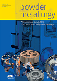 Cover image for Powder Metallurgy, Volume 61, Issue 4, 2018