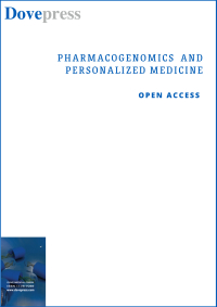 Cover image for Pharmacogenomics and Personalized Medicine, Volume 15, 2022