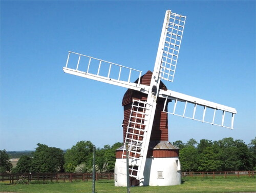 Figure 11. Madingley Mill in Cambridgeshire. Formerly located at Ellington and before that at Easton, both then in Huntingdonshire (photo: Martin Davies)