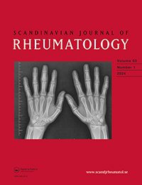 Cover image for Scandinavian Journal of Rheumatology, Volume 53, Issue 1, 2024
