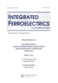 Cover image for Integrated Ferroelectrics, Volume 215, Issue 1, 2021