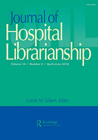 Cover image for Journal of Hospital Librarianship, Volume 18, Issue 2, 2018