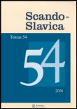 Cover image for Scando-Slavica, Volume 59, Issue 2, 2013