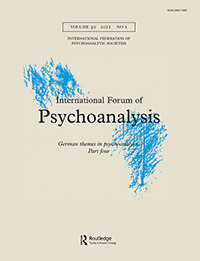 Cover image for International Forum of Psychoanalysis, Volume 30, Issue 1, 2021