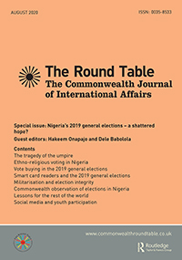 Cover image for The Round Table, Volume 109, Issue 1, 2020