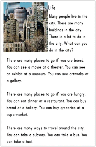 Figure 4. Supplementary material on city life.