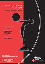 Cover image for Health Sociology Review, Volume 16, Issue 3-4, 2007
