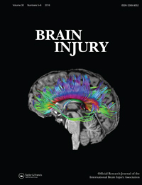 Cover image for Brain Injury, Volume 30, Issue 5-6, 2016