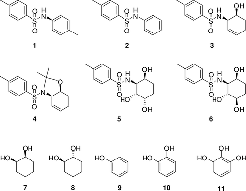 Figure 2.  Chemical structures of compounds 1–11.