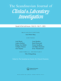 Cover image for Scandinavian Journal of Clinical and Laboratory Investigation, Volume 81, Issue 7, 2021