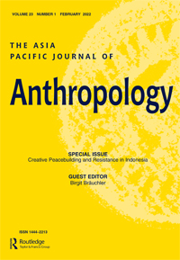 Cover image for The Asia Pacific Journal of Anthropology, Volume 23, Issue 1, 2022