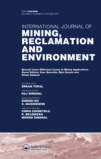 Cover image for International Journal of Mining, Reclamation and Environment, Volume 31, Issue 6, 2017